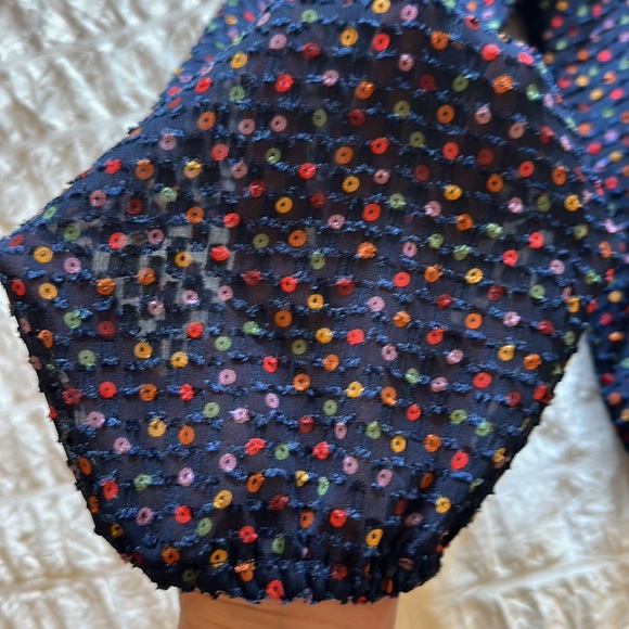 Madewell Sugar Dot Wrap Top - Picture 9 of 12